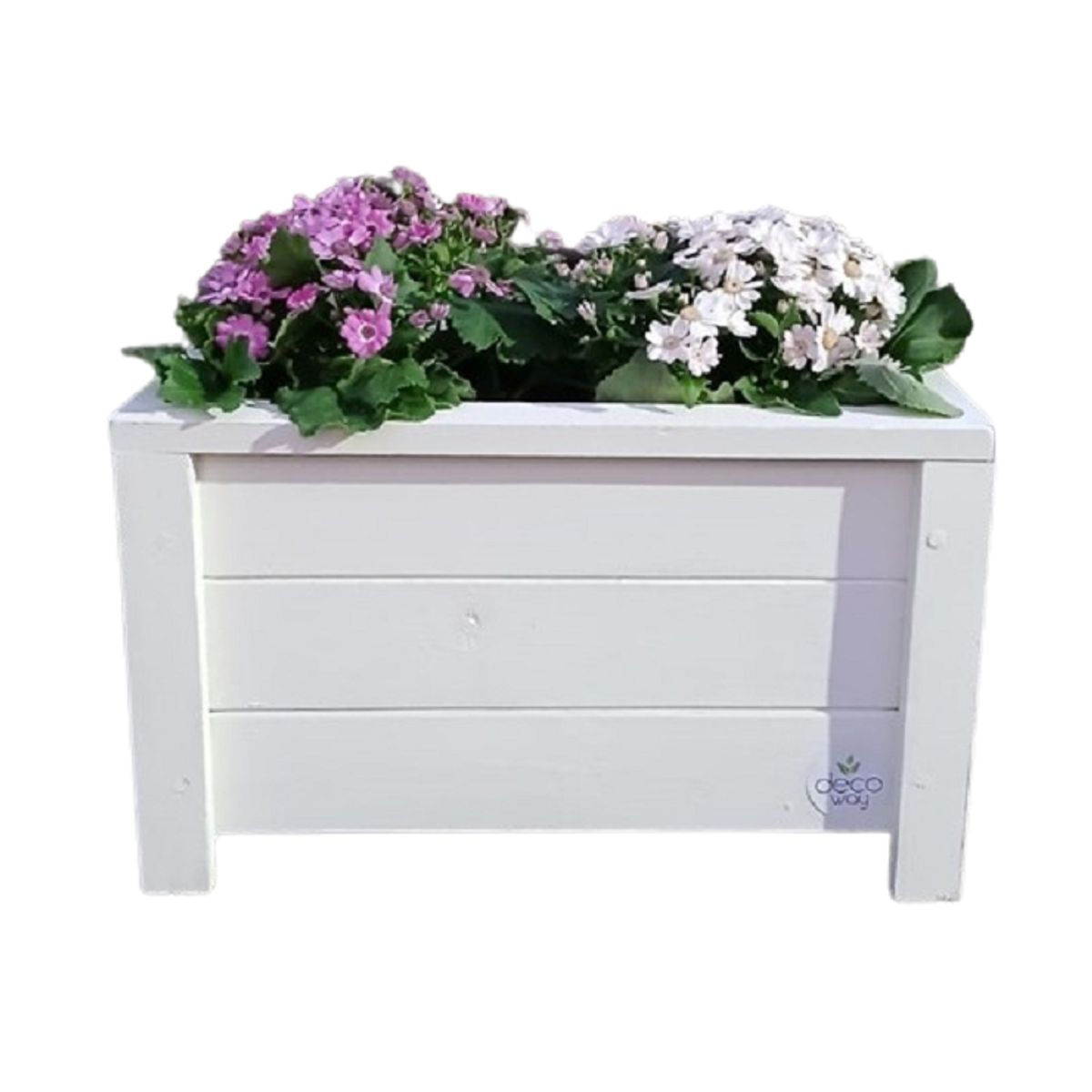 GENERICO - Jardinera Decoway Blanco- 50 Cm