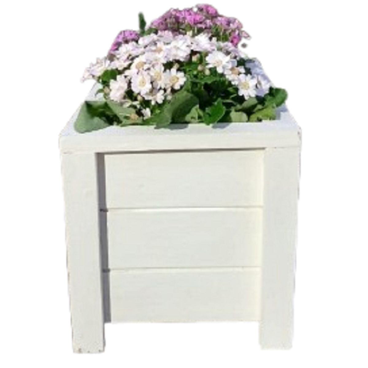 GENERICO - Jardinera Decoway Blanco- 50 Cm