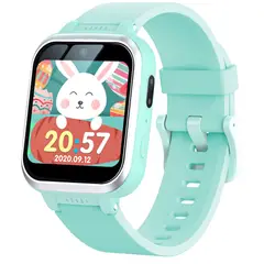 DANWEILE - Reloj multifuncional para teléfono con juegos para niños-verde