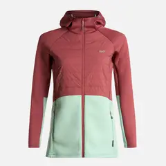 LIPPI - Poleron Mujer ColdMove WindBreaker SteamPro Hoody Jacket Rosado Oscuro