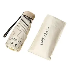 GENERICO - Mini Paraguas Plegable Portátil Sombrillas Cápsula Anti Uv