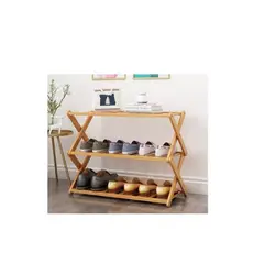 GENERICO - Zapatero Armable De Madera 3 Pisos 60cmx40cm Madera