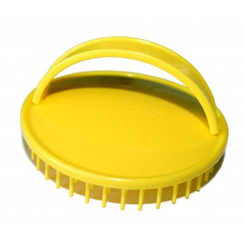 DENMAN - Cepillo para masajes y desenredar Bebop Amarillo