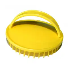DENMAN - Cepillo para masajes y desenredar Bebop Amarillo