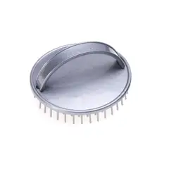 DENMAN - Cepillo para masajes y desenredar Bebop Plateado