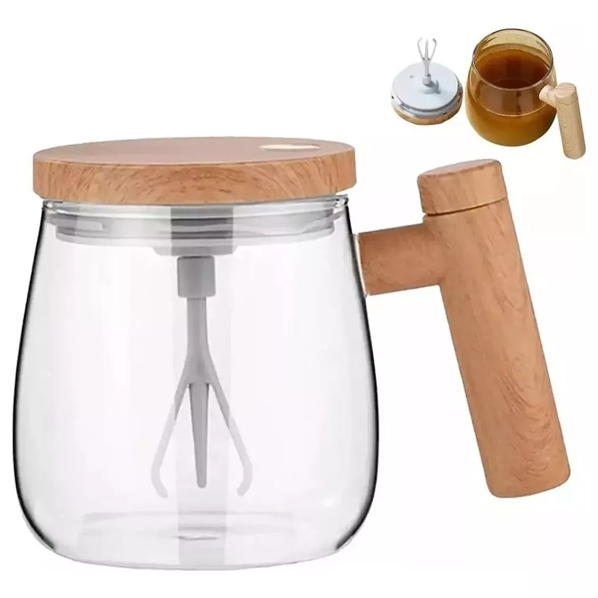 GENERICO - Taza Mug Eléctrico Con Mezclador Automático 400ml Té Café