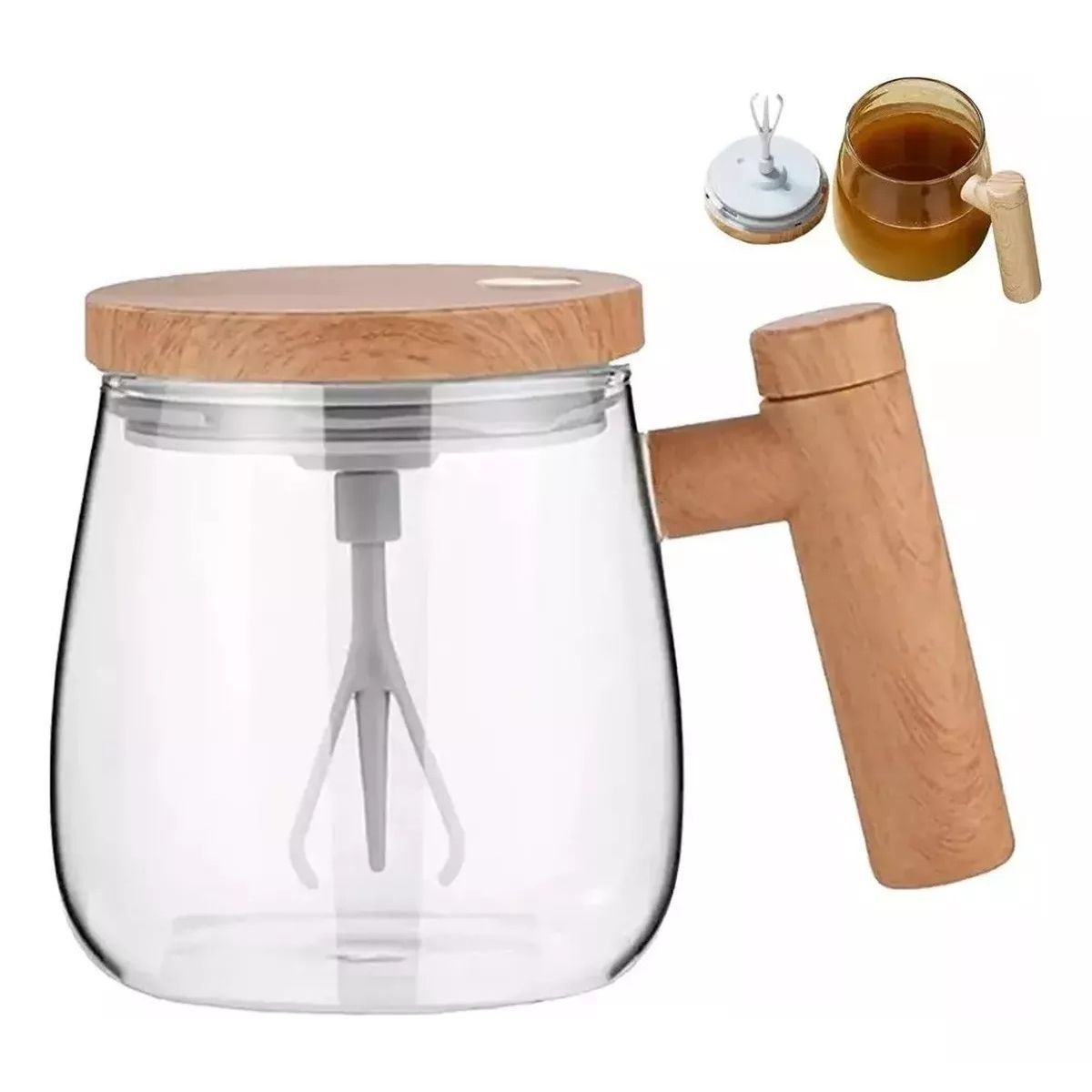 GENERICO - Taza Mug Eléctrico Con Mezclador Automático 400ml Té Café