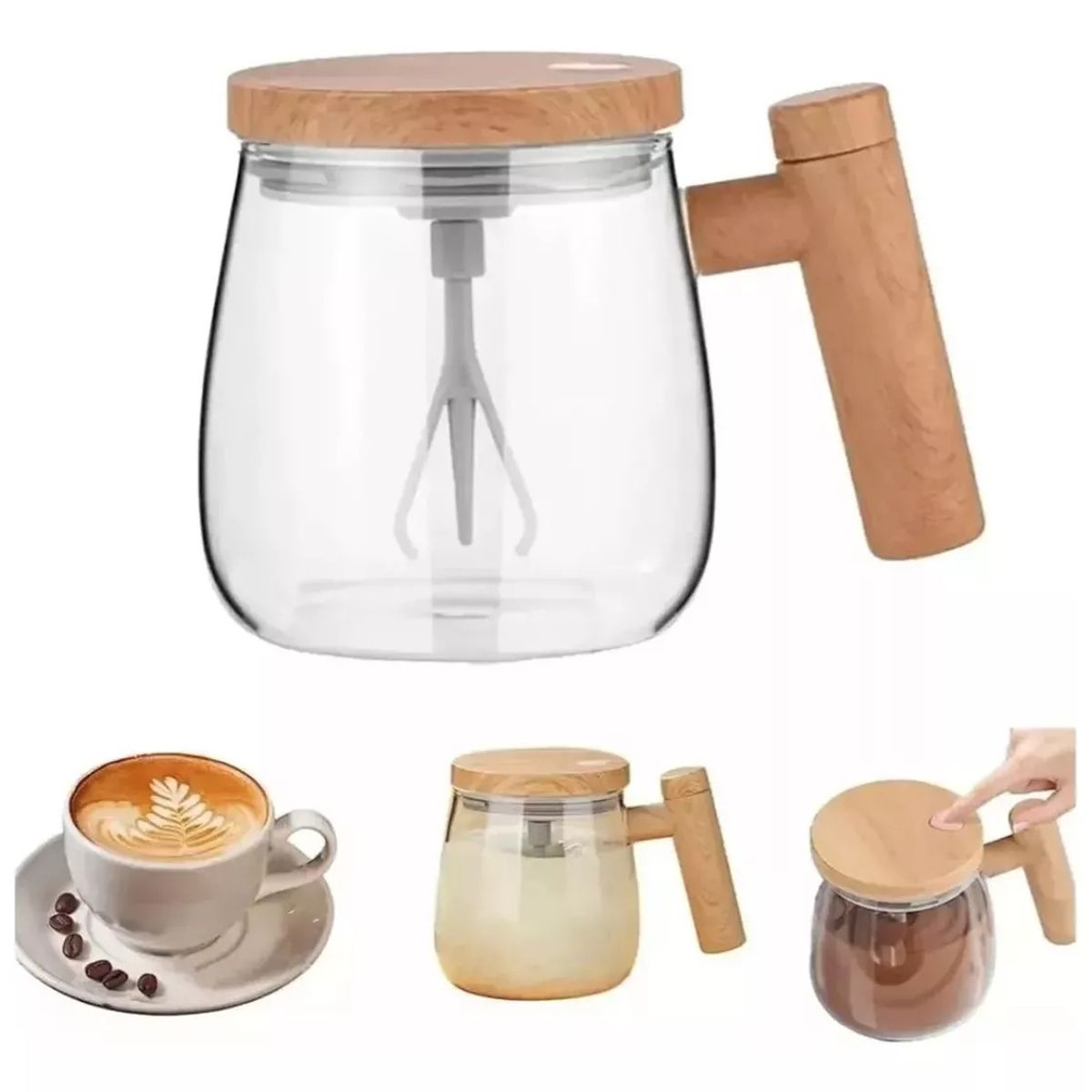 GENERICO - Taza Mug Eléctrico Con Mezclador Automático 400ml Té Café