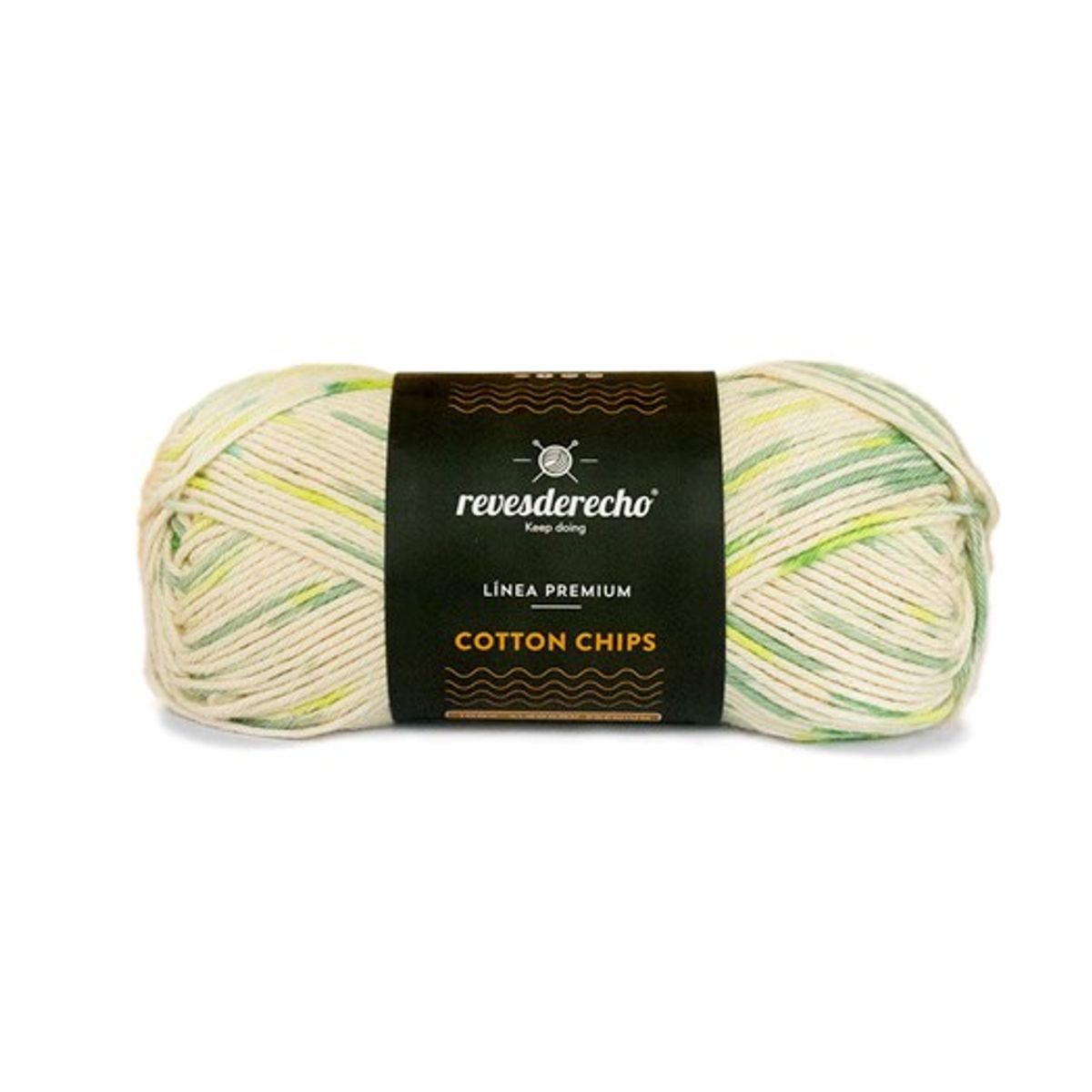 REVESDERECHO - Algodon Cotton Chips 100grs - Fresh Olive 089