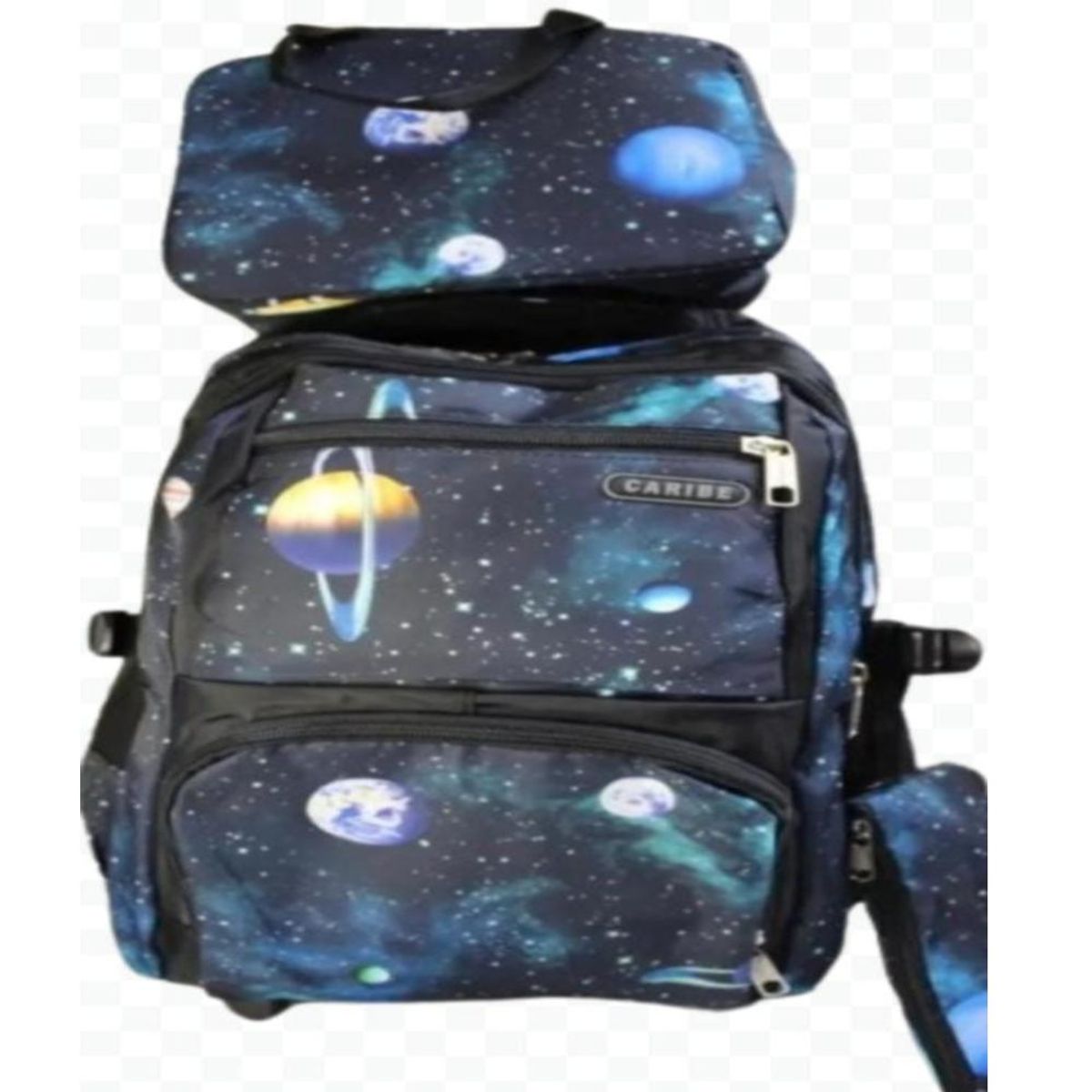 AK SPORT - Mochila Galáctica Con Ruedas Desmontable PB-D10 - Azul