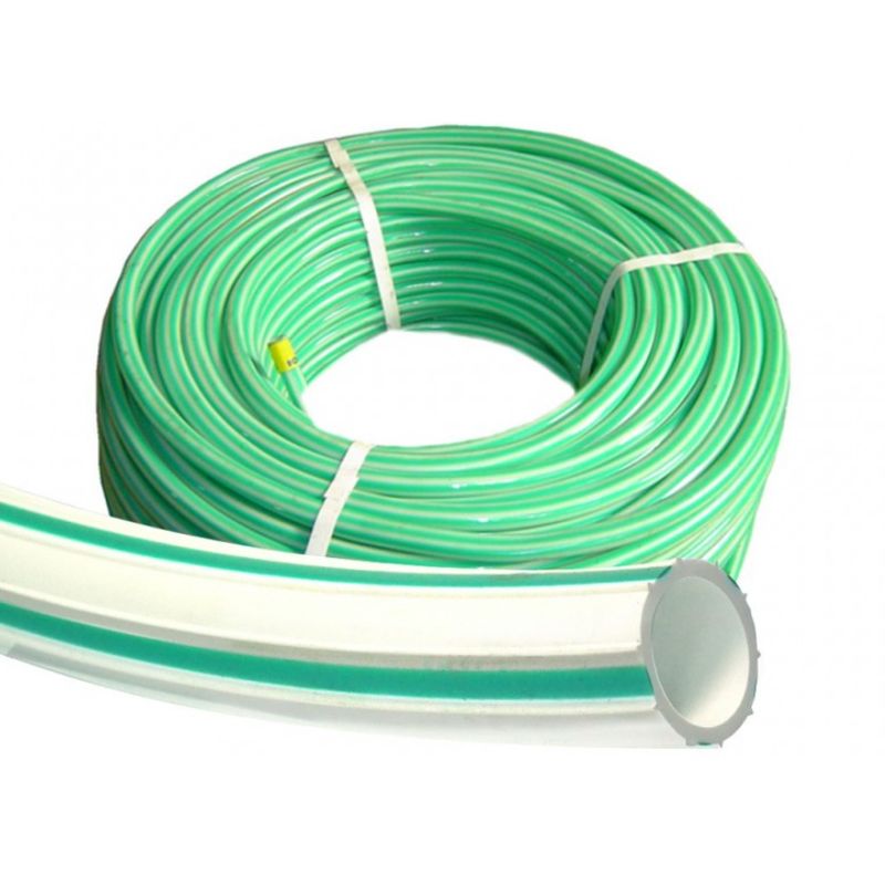 GENERICO - Manguera Bicolor Blanco Verde 1/2 Pack 10 Mts