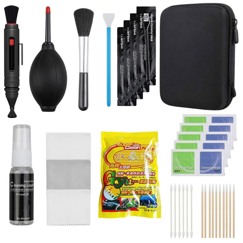 GENERICO - Kit Limpieza Cámara Sensor Y Lentes Aps-c Limpiador Set