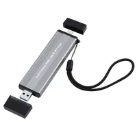 Cofre Case Carcasa Enclosure Ssd M2 Dual PCIe NVME NGFF USB-C USB-A