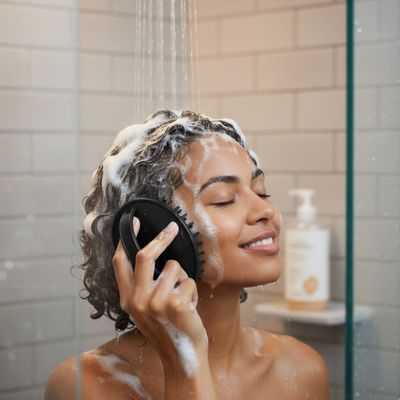 Imagen 2 del producto Cepillo para masajes y desenredar Bebop Negro