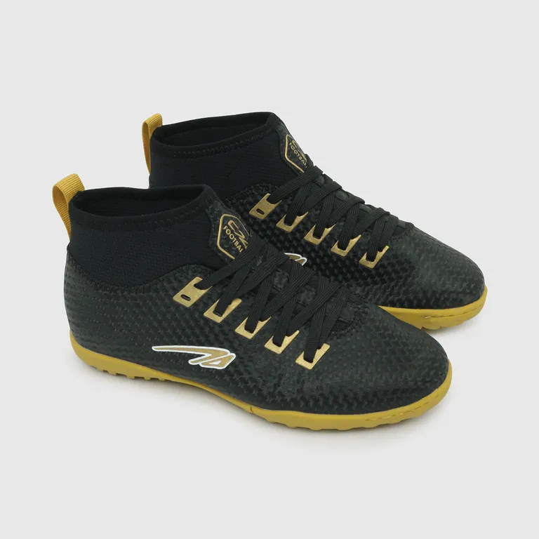 Zapatilla Deportiva de Futbol Unisex Negro 35