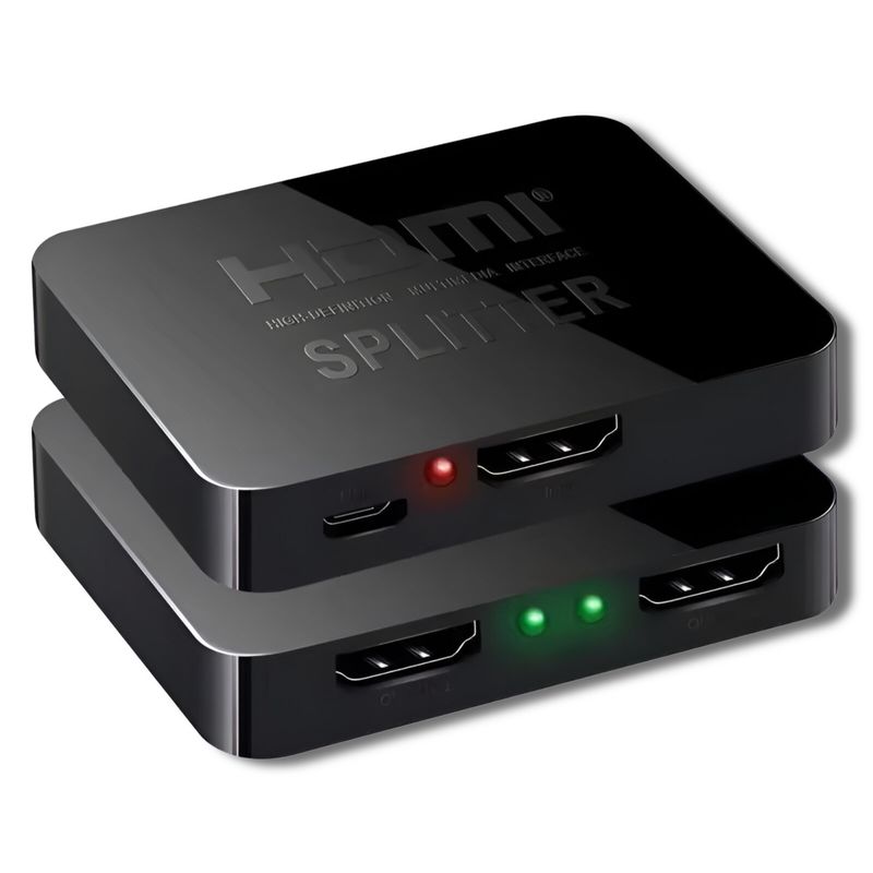 OEM - Splitter HDMI 4K Activo para 2 TV UHD 255Mhz Birlink BR10196 - Negro