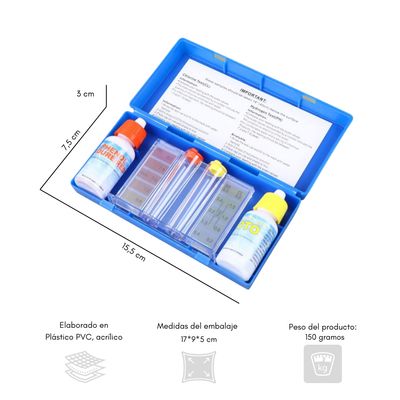 Imagen 2 del producto Tester Analizador Cloro + Ph Para Agua De Piscinas