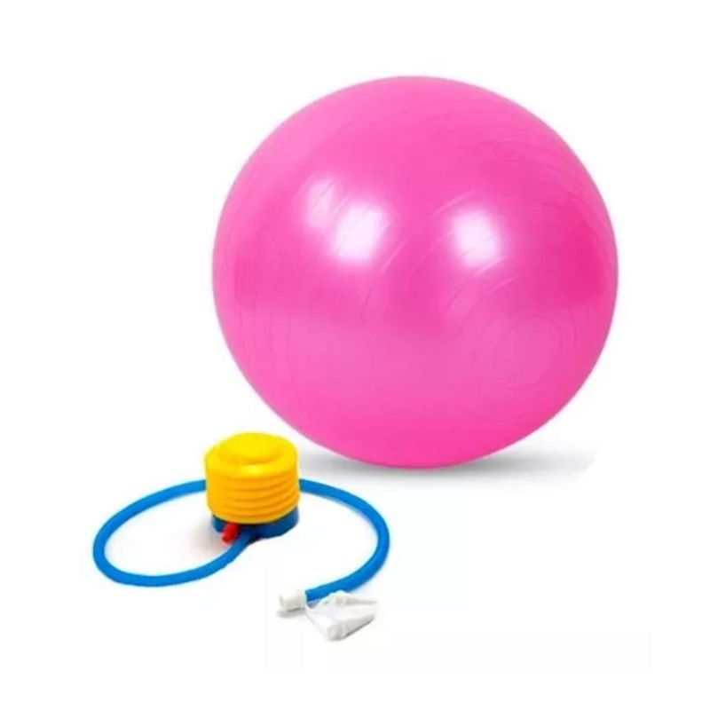 AK SPORT - Balón Liso Yoga Ak Sport Rosa 65 Cm