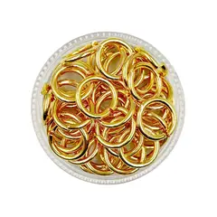 GENERICO - Argollas Para Bisutería De Baño De Oro 5gr - Dorado