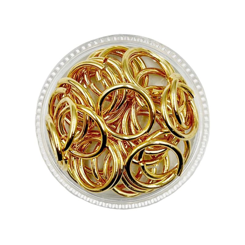 GENERICO - Argollas Para Bisutería De Baño De Oro 5gr - Dorado