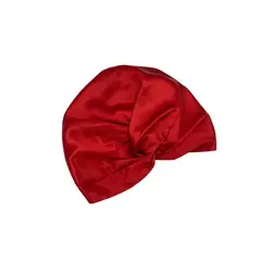 MARINA COLORINA - Turbante de seda doble capa color rojo