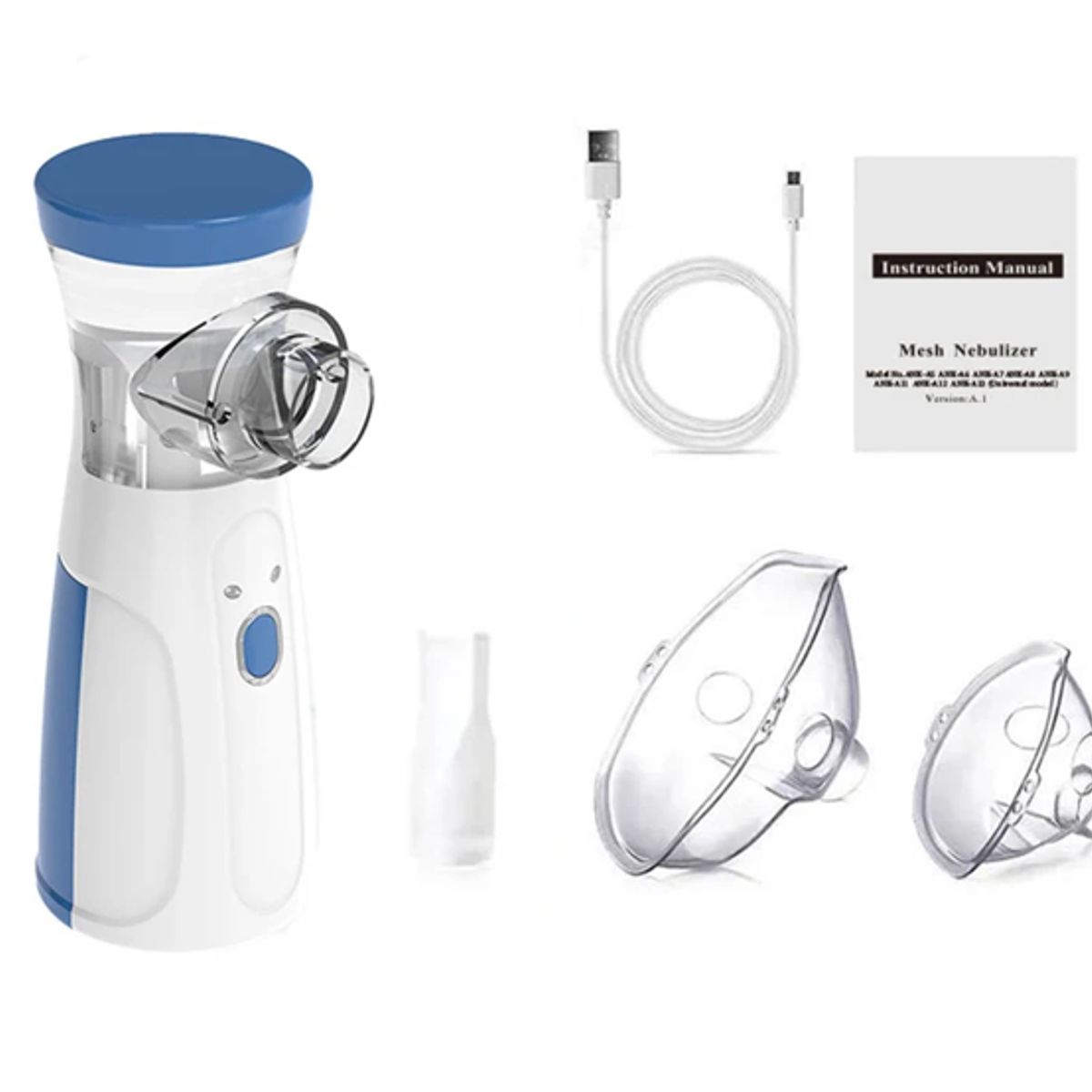 GENERICO - Nebulizador Portatil Adultos Niños Mesh Inhalador