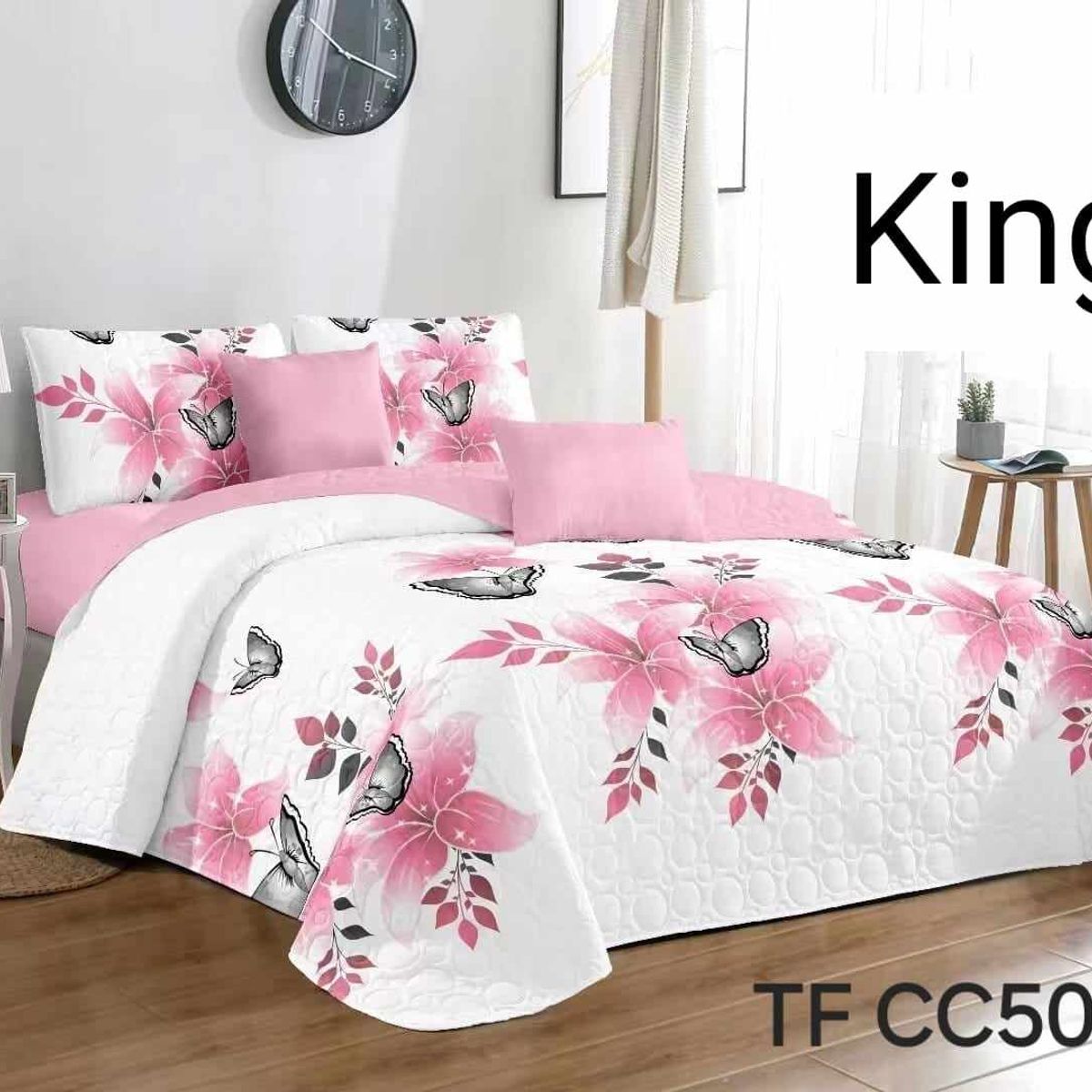 GENERICO - CUBRECAMA QUILT DE VERANO KING - DISEÑO