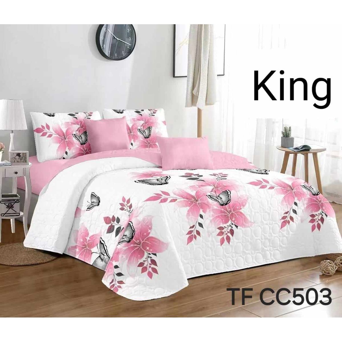 GENERICO - CUBRECAMA QUILT DE VERANO KING - DISEÑO