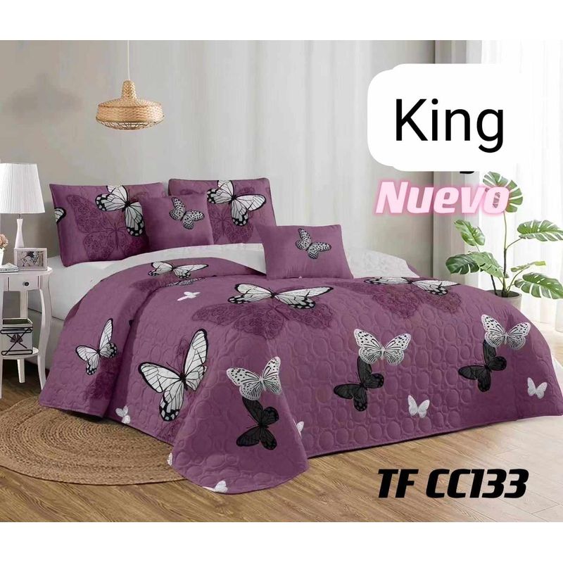 GENERICO - CUBRECAMA QUILT DE VERANO KING - DISEÑO