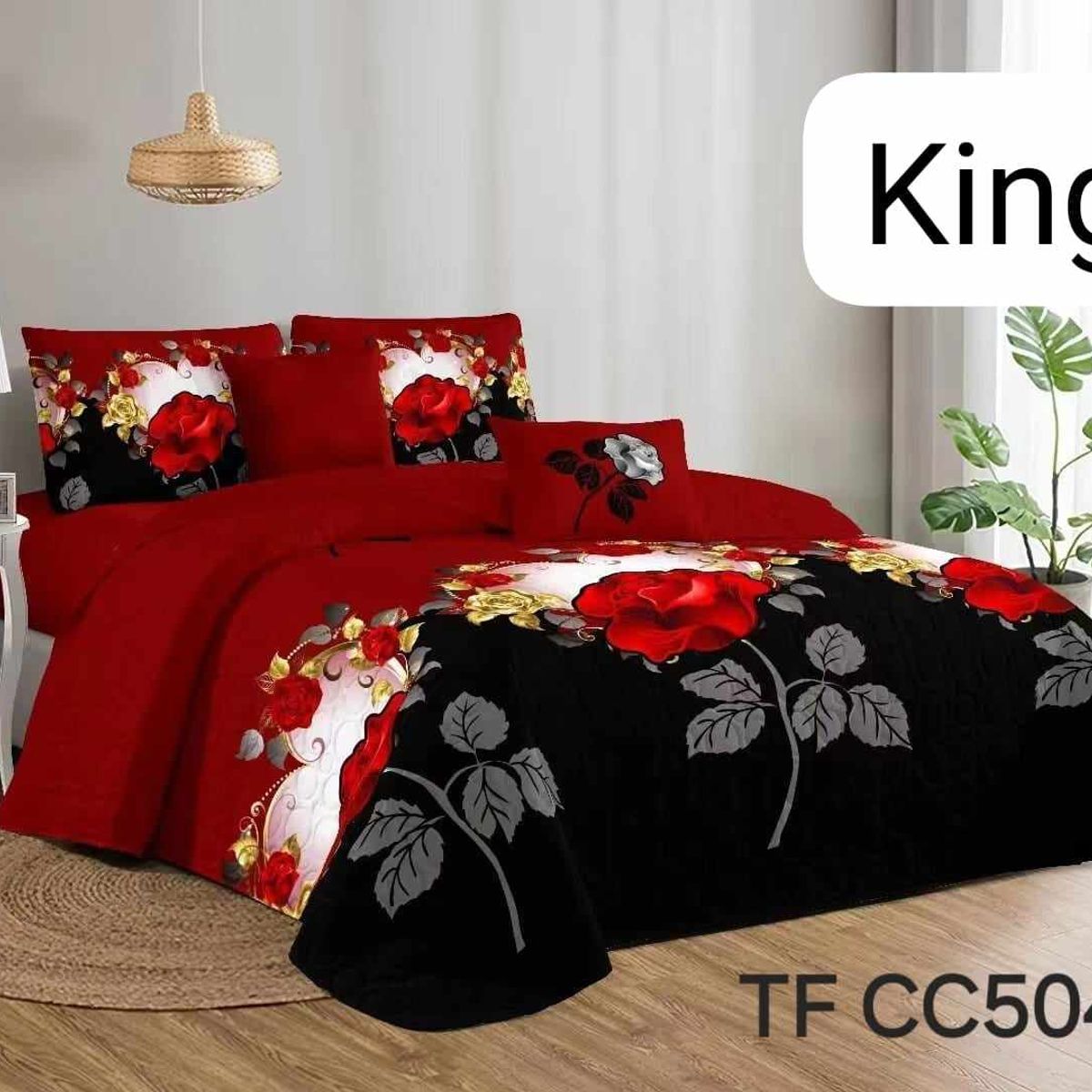 GENERICO - CUBRECAMA QUILT DE VERANO KING - DISEÑO.