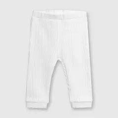COLLOKY - Pantalón Unisex bebé Blanco 53790