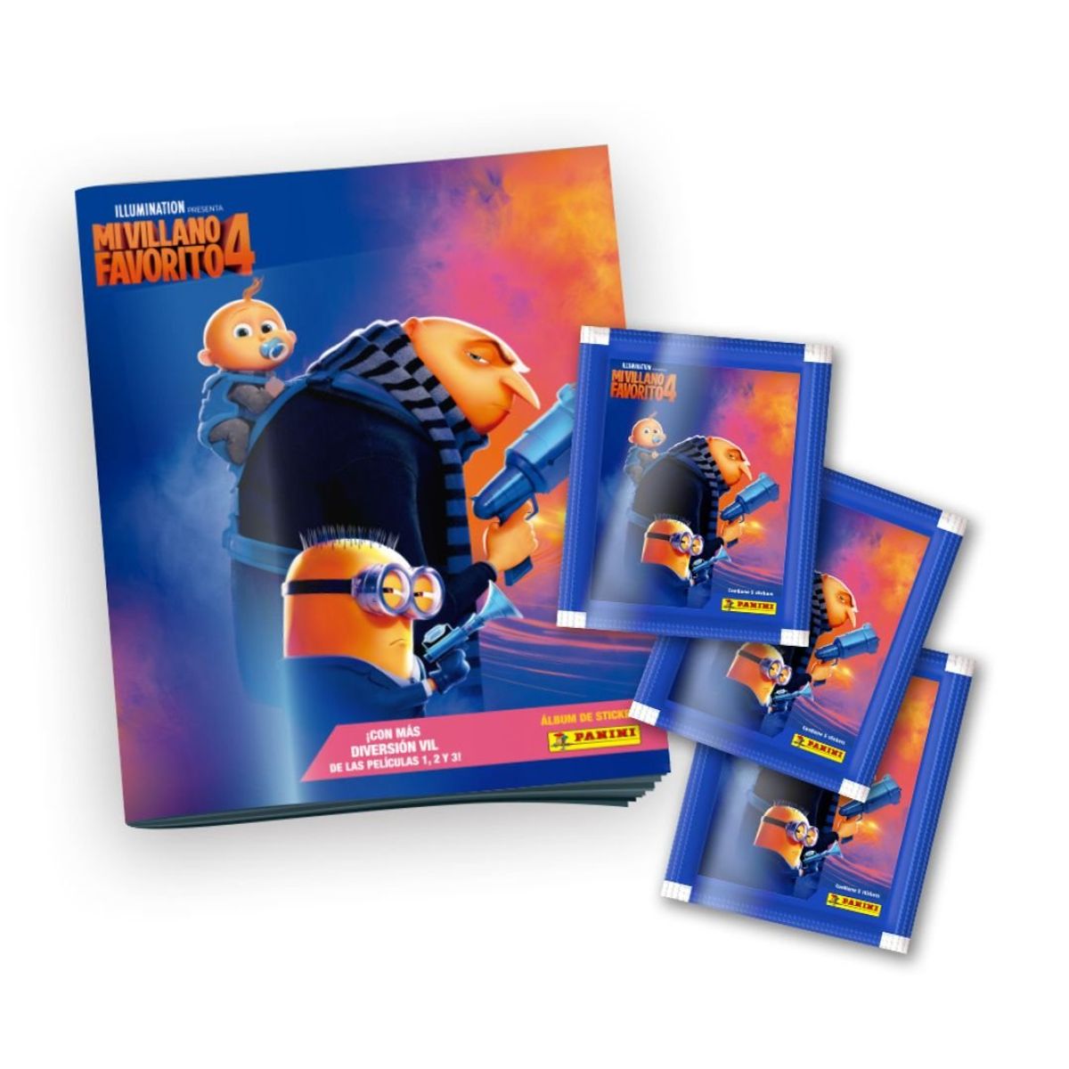 PANINI - Pack Álbum + 40 Sobres Mi Villano Favorito 4