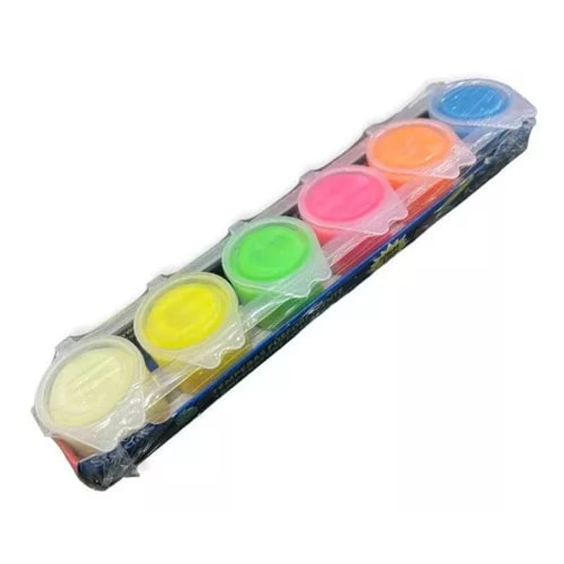 GENERICO - Témperas De Colores Pasteles 15 ml Pack 6 Colores Varios