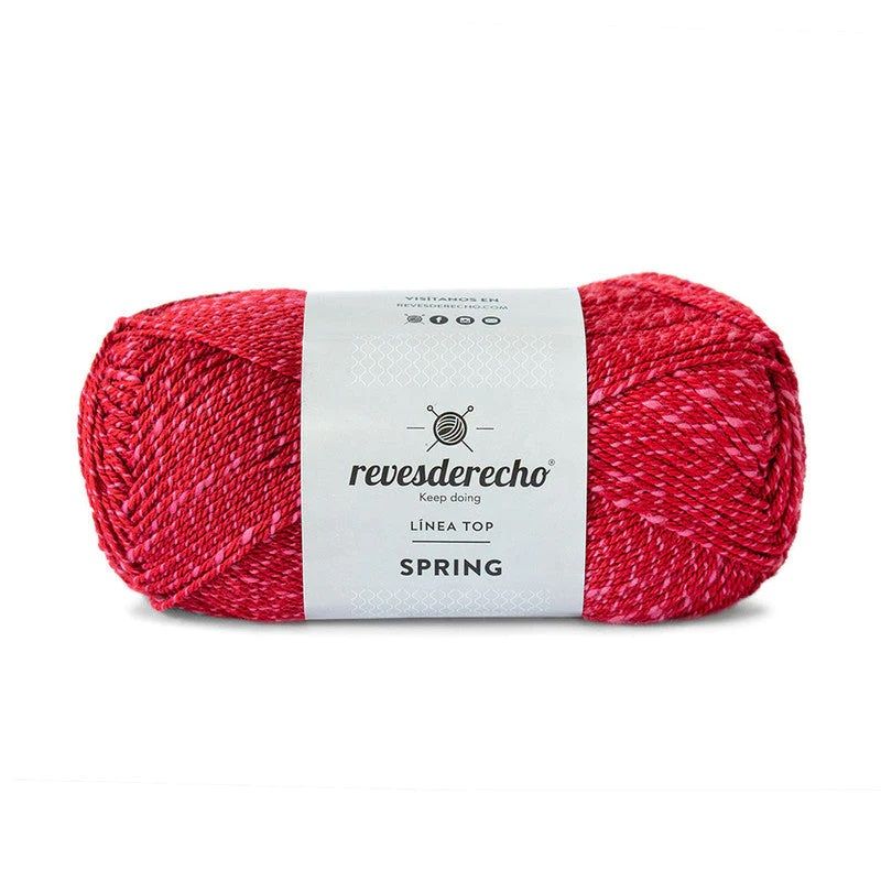 REVESDERECHO - Hilo Spring 100grs - Rojo Italiano 470