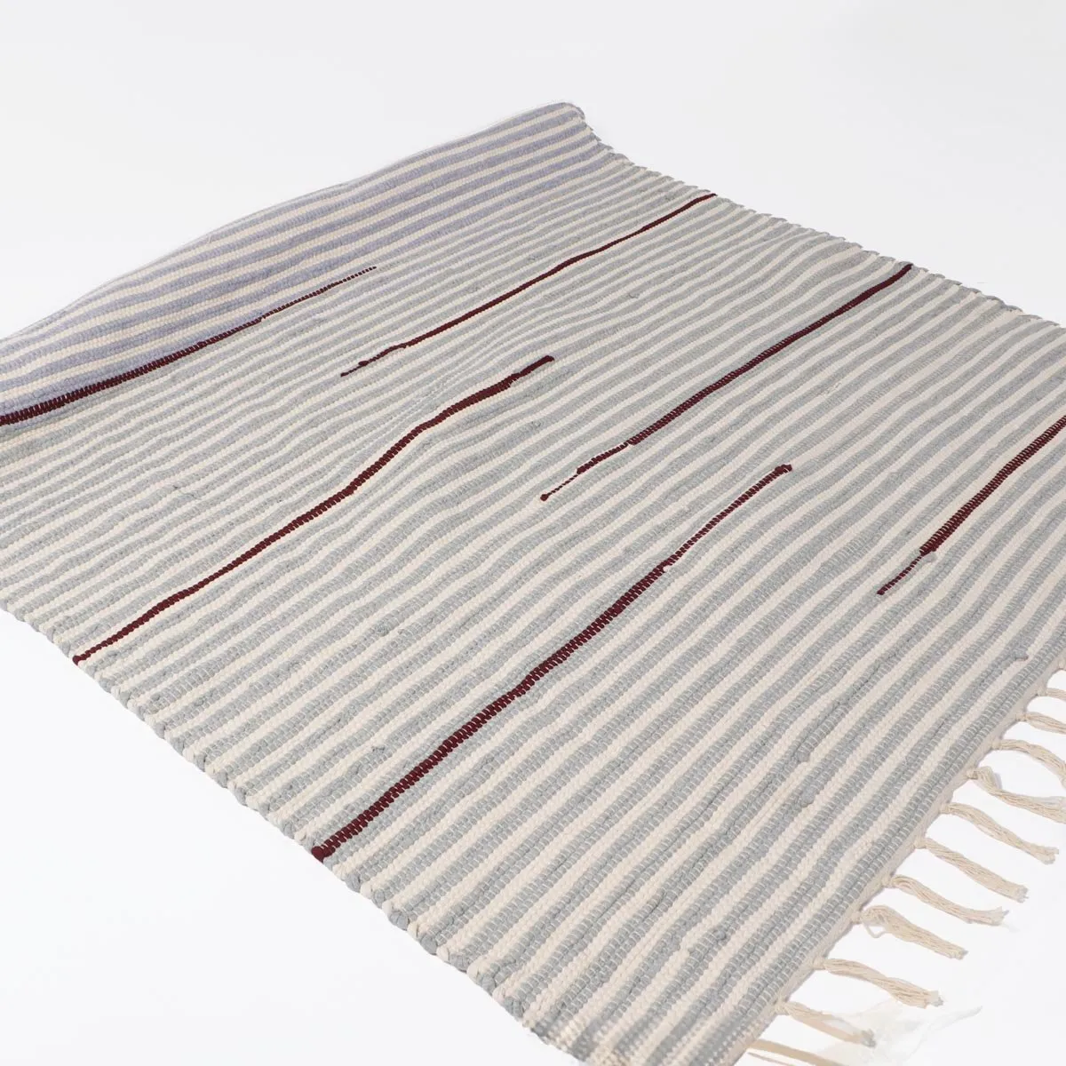 NECTAR - Alfombra Janika de Yute y Algodón Natural Decorativa y Resistente 120x170 cm