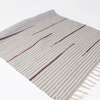 Alfombra Janika de Yute y Algodón Natural Decorativa y Resistente 120x170 cm