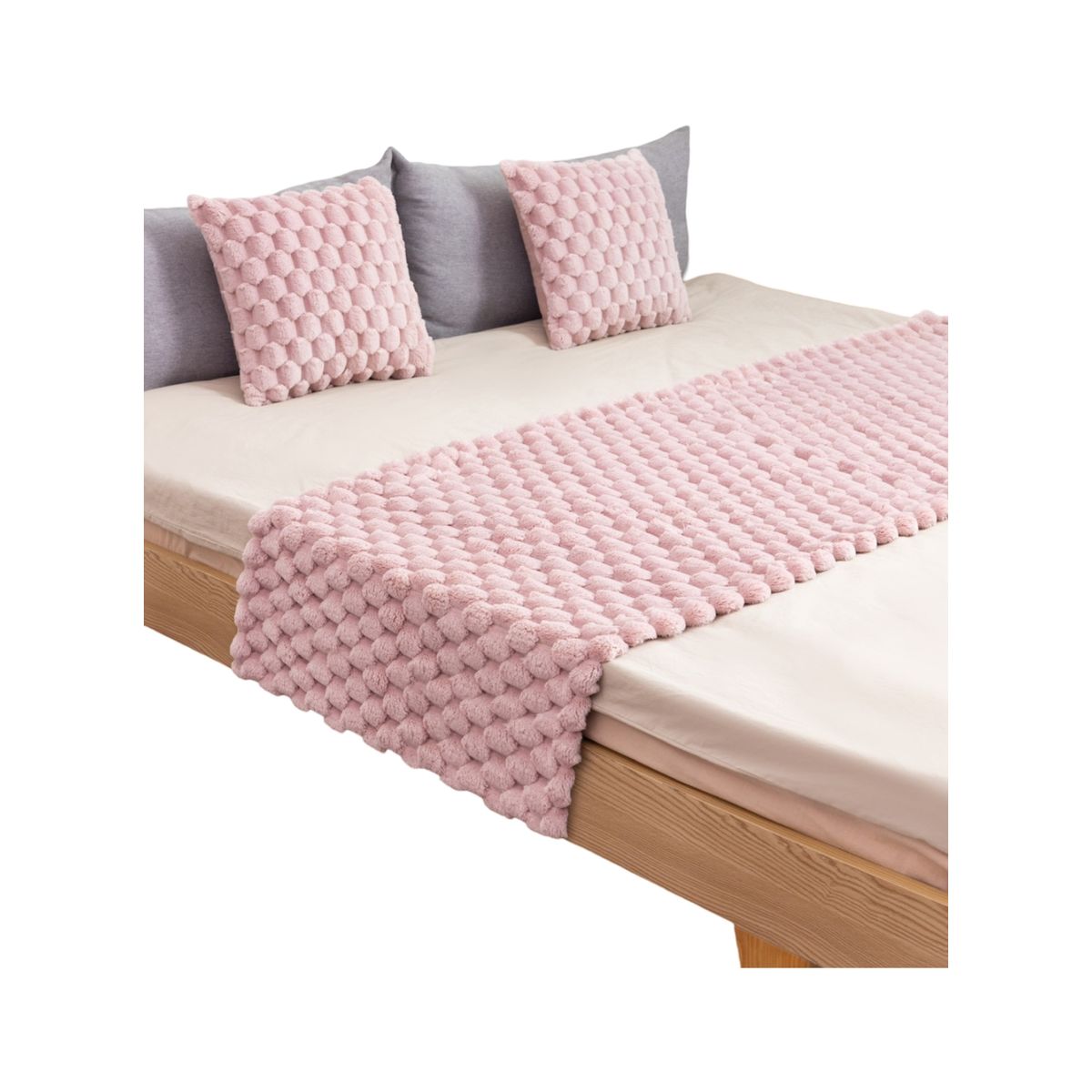 GENERICO - JUEGO DE PIECERA MAS FUNDA ESTILO PERLA ELEGANTE