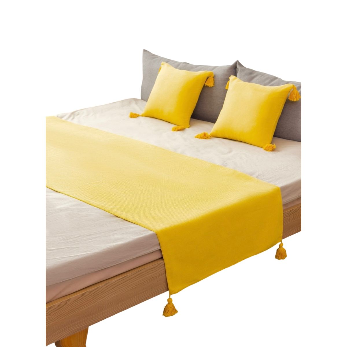 GENERICO - SET DE PIECERA MAS 2 FUNDAS DE LINO