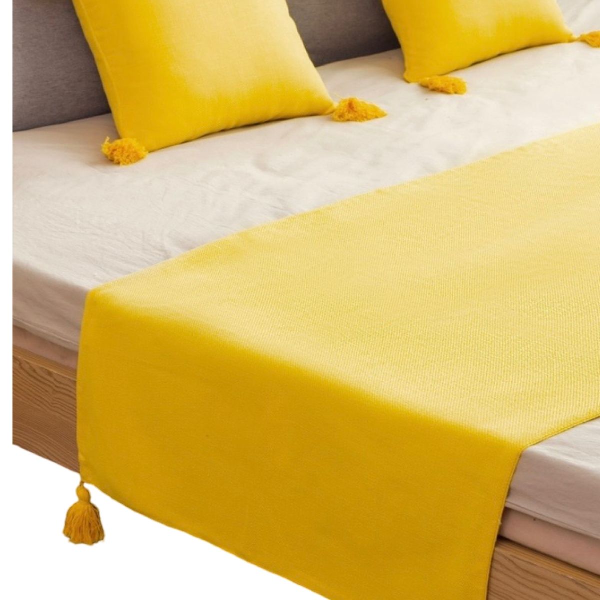 GENERICO - SET DE PIECERA MAS 2 FUNDAS DE LINO