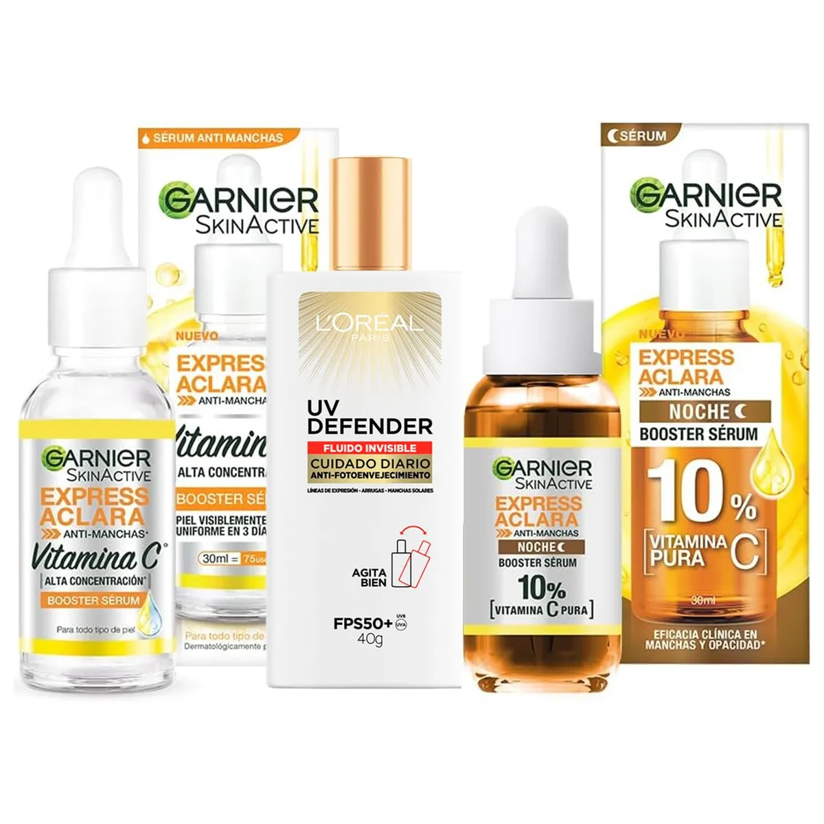 GARNIER - Pack Facial Anti manchas Garnier + UV Defender Loreal