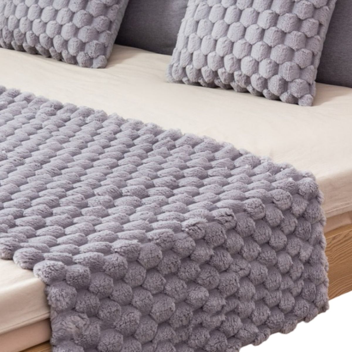 GENERICO - SET DE PIECERA MAS 2 FUNDA ESTILO PERLA ELEGANTE
