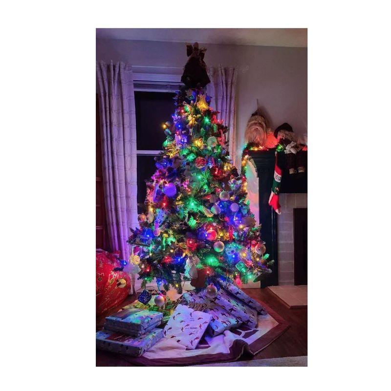 GENERICO - Guirnalda 500 Luces Led Multicolor Arbol Pascua Navidad Deco