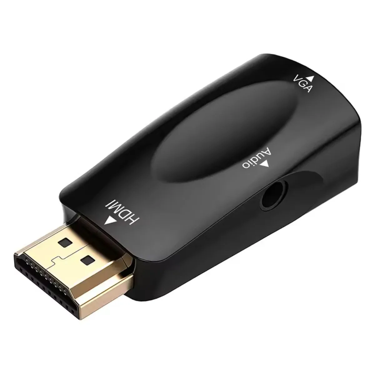 GENERICO - Adaptador Hdmi Macho A Vga Hembra Con Salida De Audio