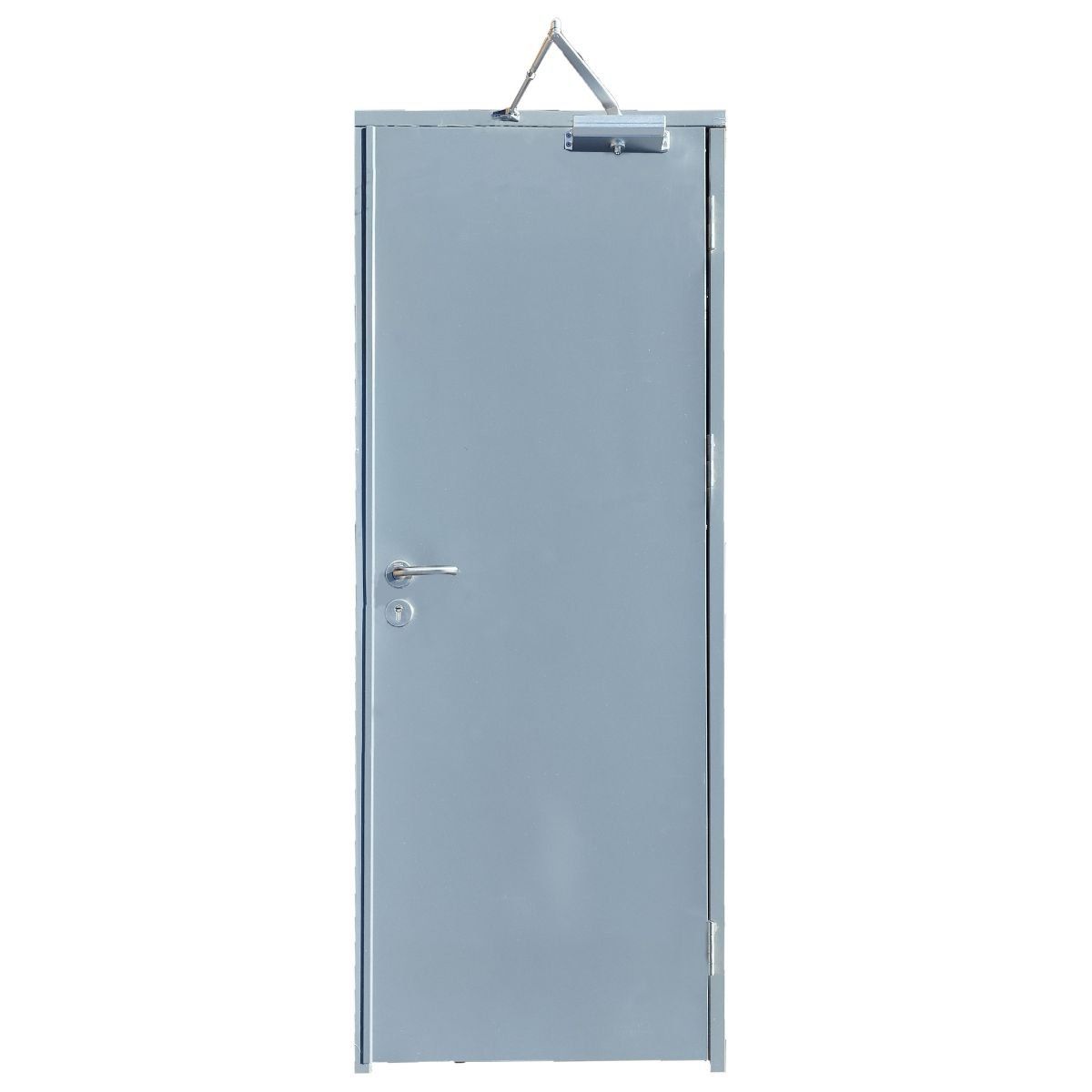 CASTLETEC - Puerta de Acero Puerta de Seguridad a Prueba de fuego F60 80x200cm