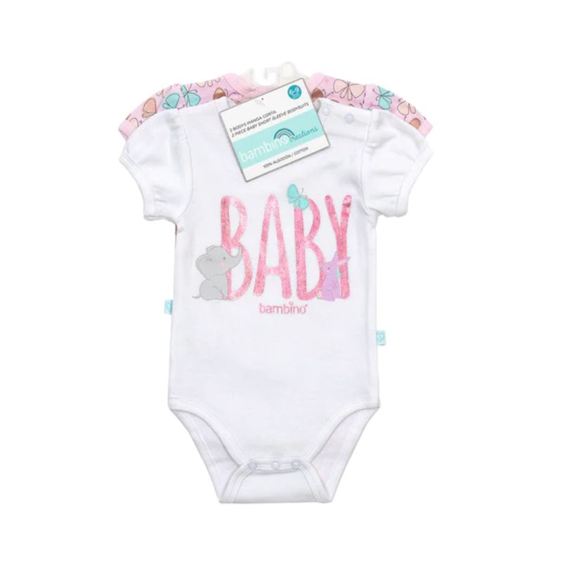 BAMBINO - Bodys Manga Corta Bambino Niña