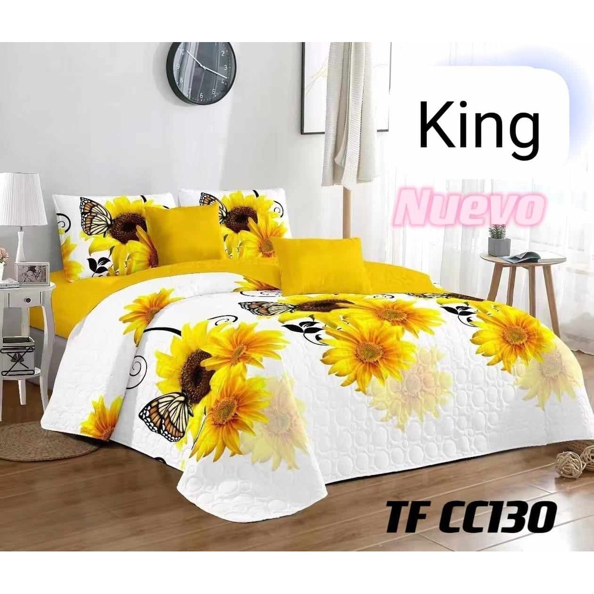 GENERICO - CUBRECAMA QUILT DE VERANO KING - DISEÑO