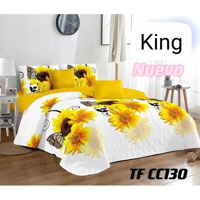 GENERICO - CUBRECAMA QUILT DE VERANO KING - DISEÑO
