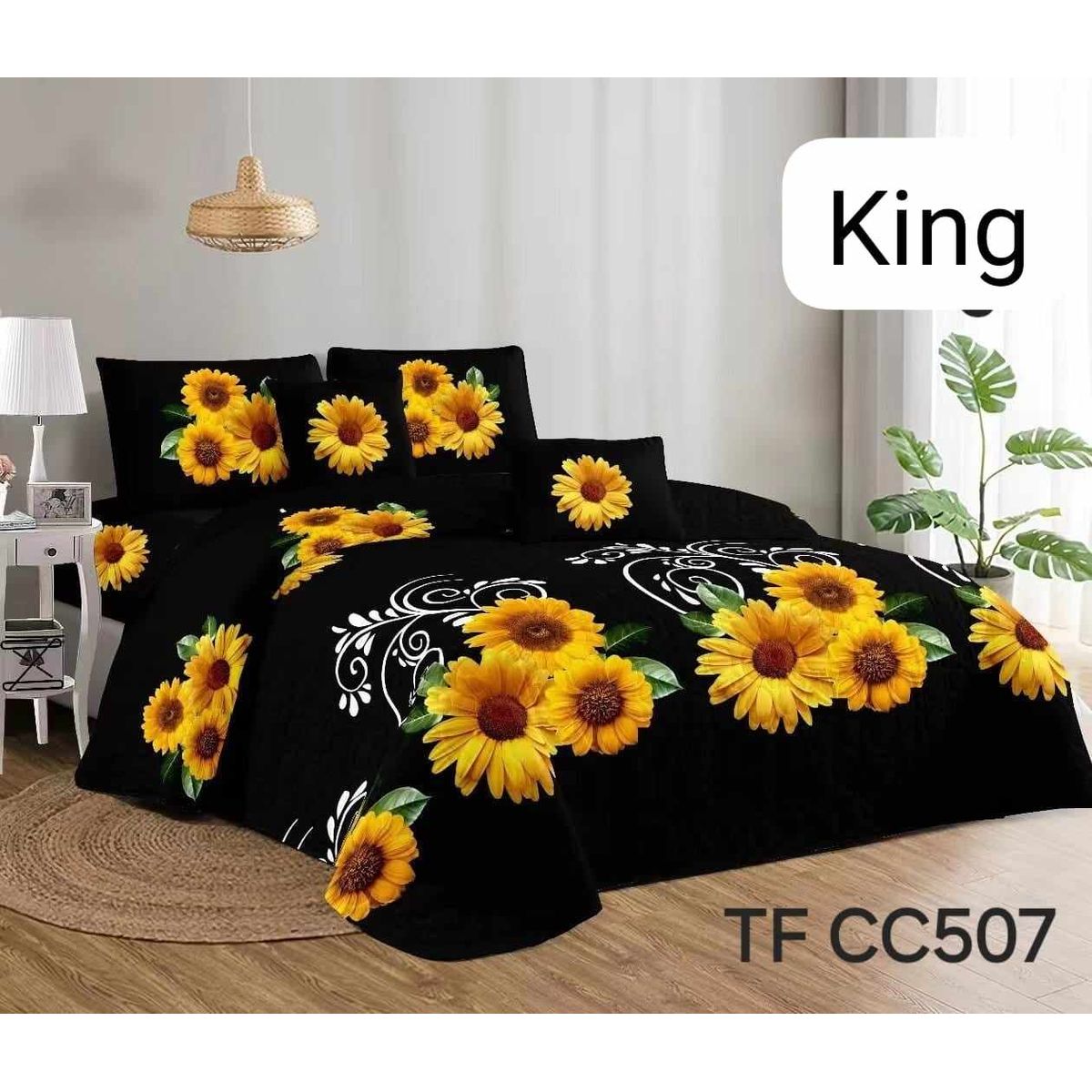 GENERICO - CUBRECAMA QUILT DE VERANO KING - DISEÑO.