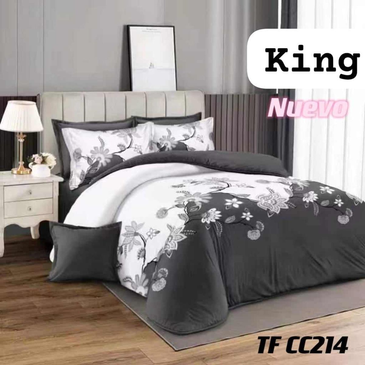 GENERICO - CUBRECAMA QUILT DE VERANO KING - DISEÑO.