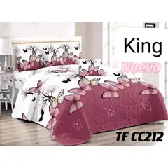 GENERICO - CUBRECAMA QUILT DE VERANO KING - DISEÑO.